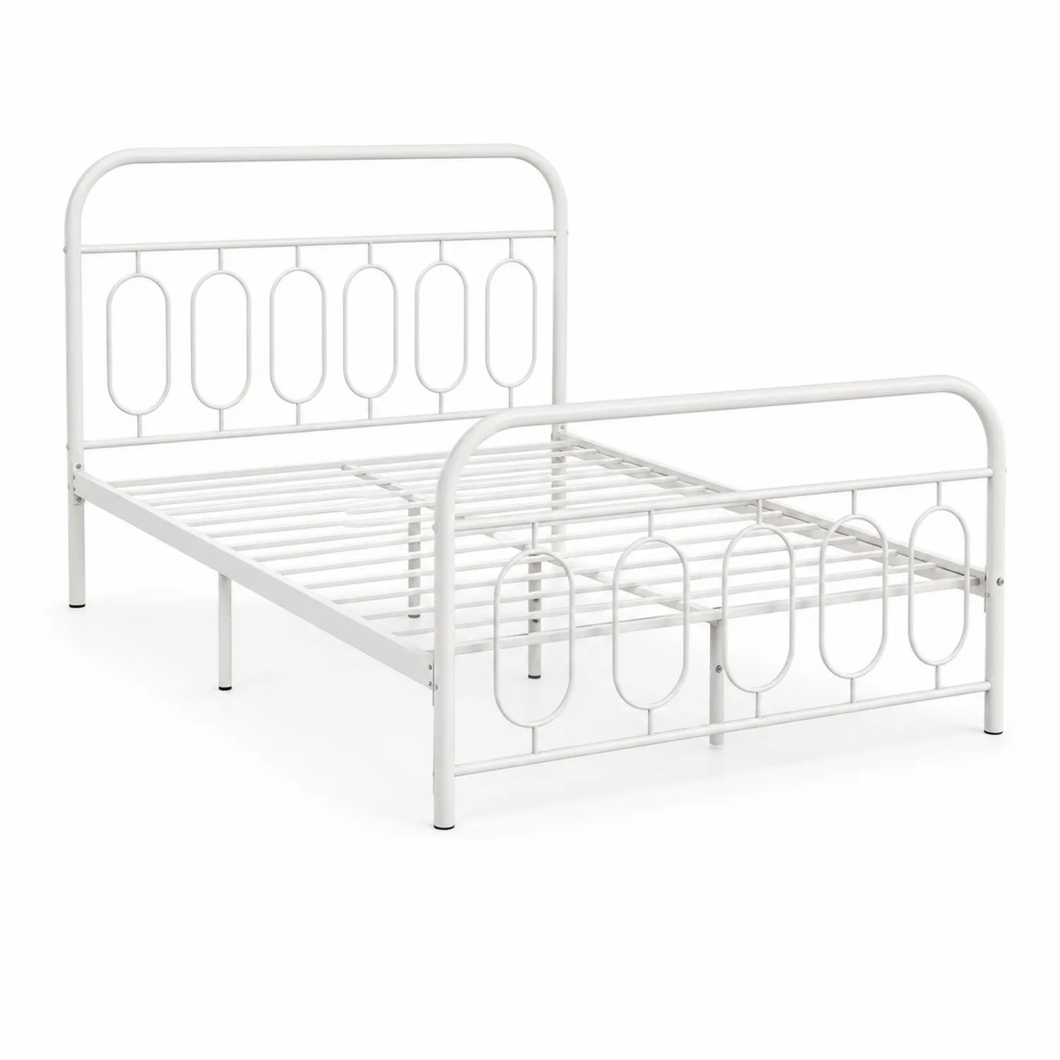 Metallbett Weiß 140x200 cm